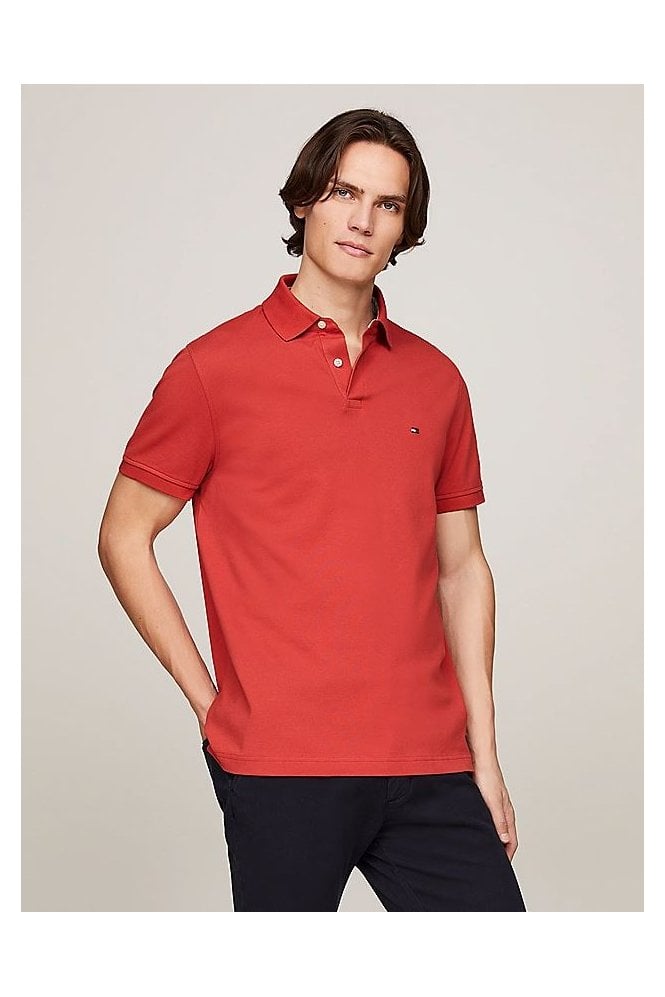 1985 TH Flex Organic Cotton Polo – Terra Red
