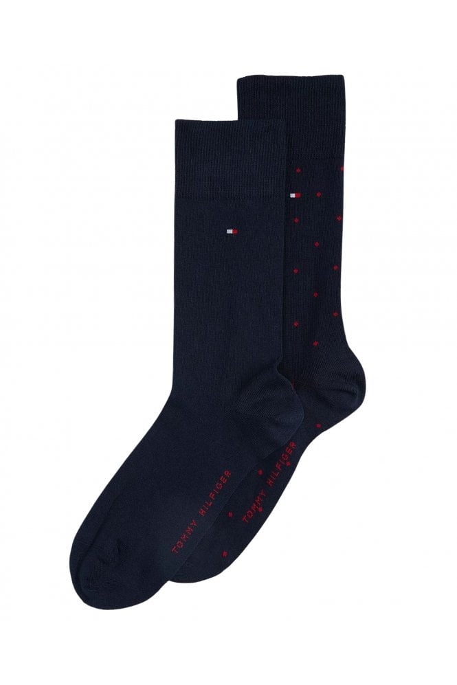 2-Pack Polka Dot Socks – Navy