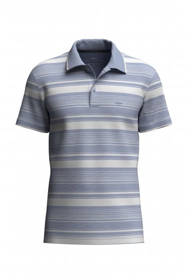 2-Tone Stripe Polo Shirt – New Breeze