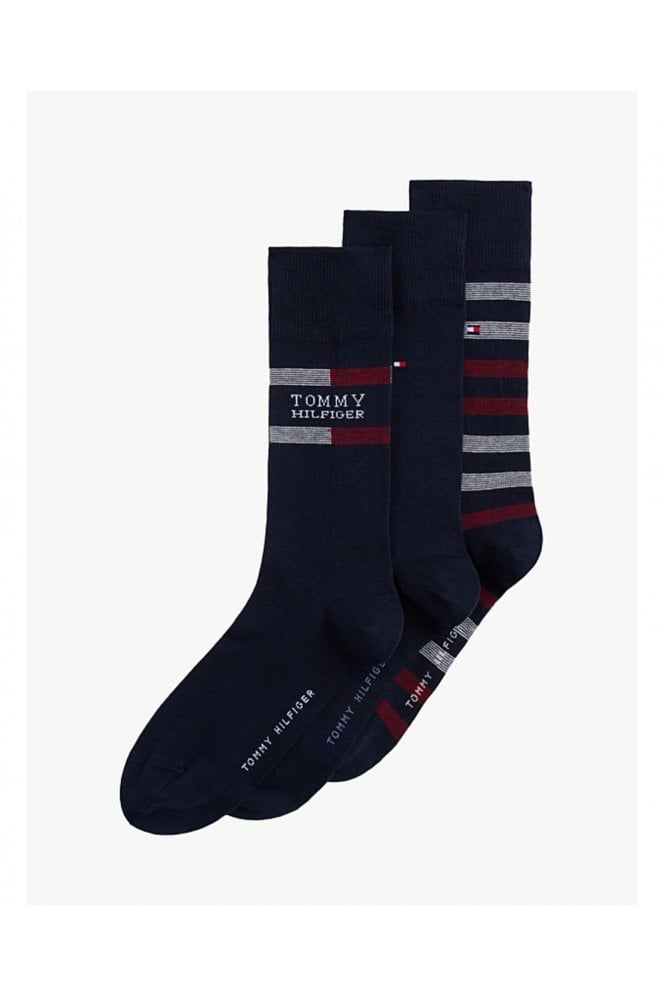 3-Pack Socks Gift Box – Navy