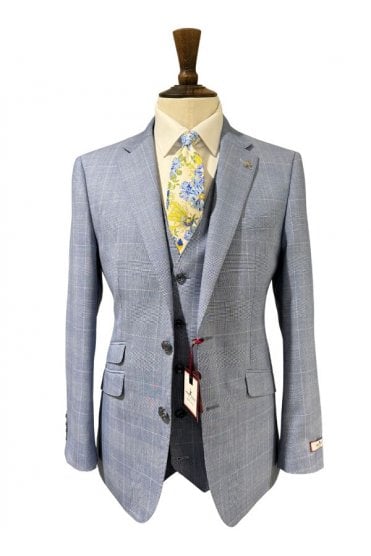 3 Piece Mayfair Suit – Blue