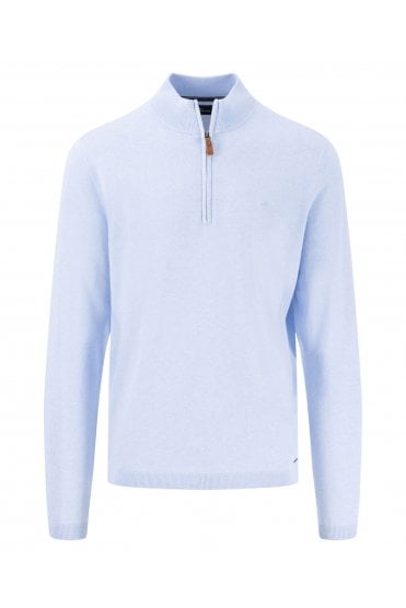 Air Cotton 1/4 Zip Knit – Summer Breeze