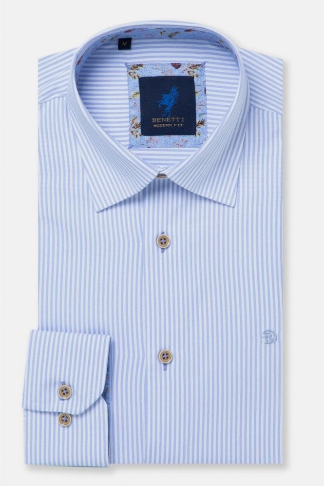 Alexander Long Sleeve Casual Shirt – Sky