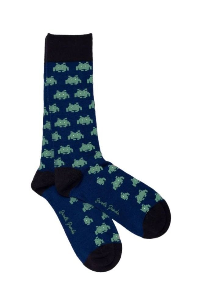 Alien Bamboo Socks – Navy