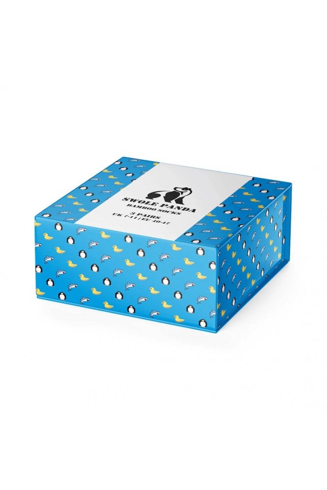 Animal Sock Box - 3 Pairs Bamboo Socks