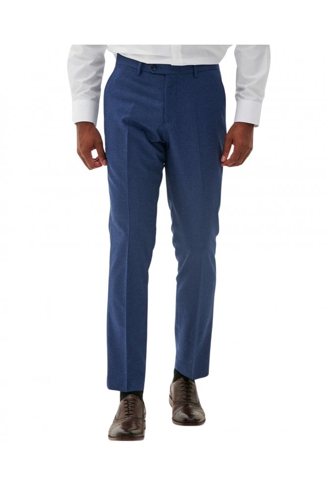 Ashley Slim Fit Trousers – Navy Blue