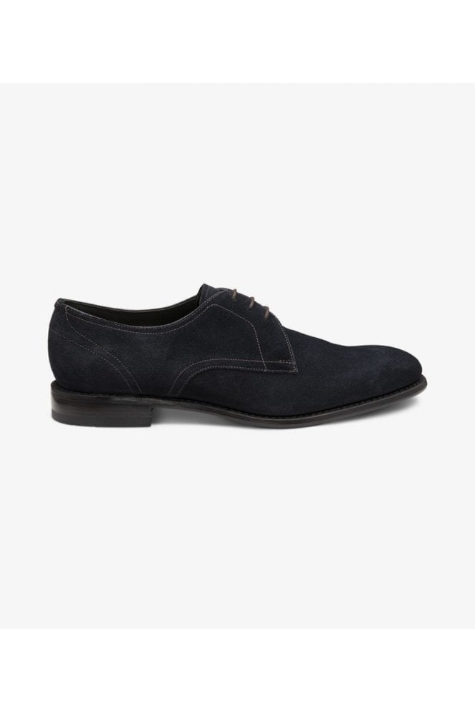 Atherton Suede Finish Leather Shoe - Navy