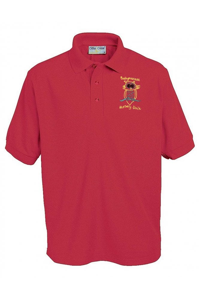 Ballymacash Nursery Unit Polo Shirt - Red