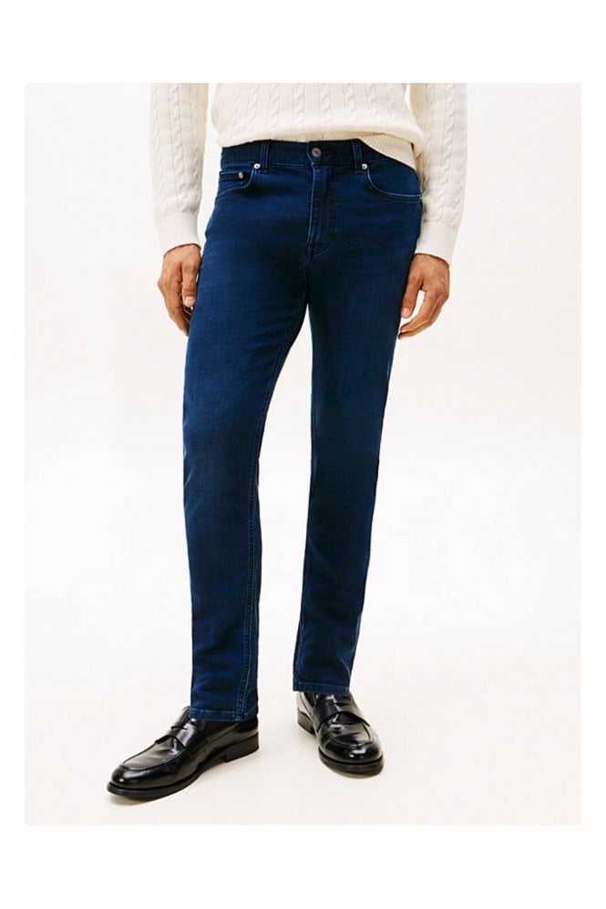 Bleecker Whiskered Slim Jeans – Sky Deep Blue