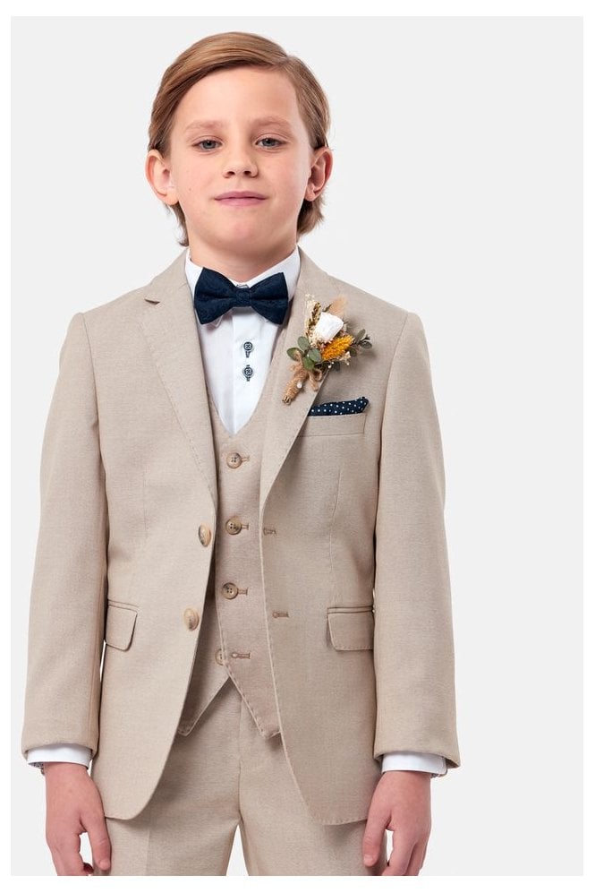 Boys Albert Jacket – Stone