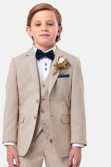 Boys Albert Jacket – Stone