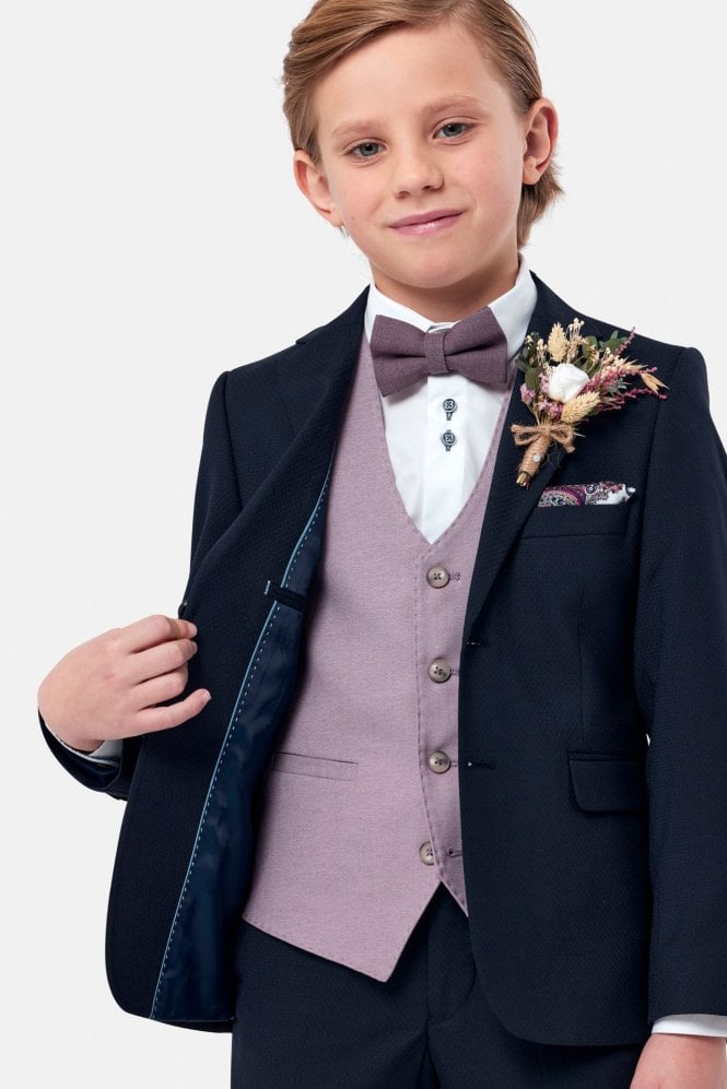 Boys Albert Waistcoat – Blush