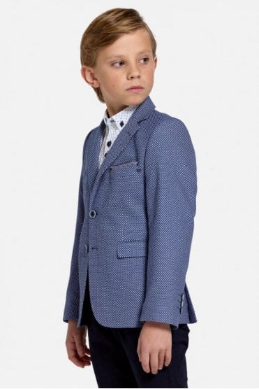 Boys Alexander Suit Jacket – Navy Blue