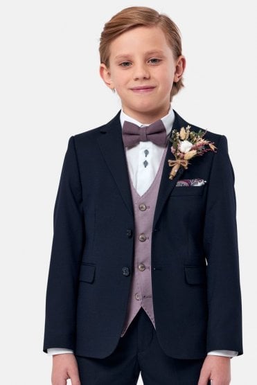 Boys Antoine Mix and Match Jacket – Navy