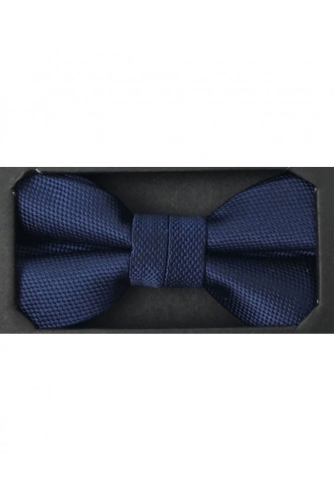 Boys Bow Tie and Pocket Square Set – Navy