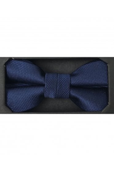 Boys Bow Tie and Pocket Square Set – Navy