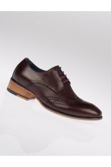 Boys Brogue Shoes - Chestnut