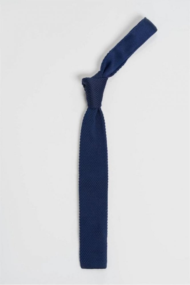 Boys Knitted Tie Set – Navy