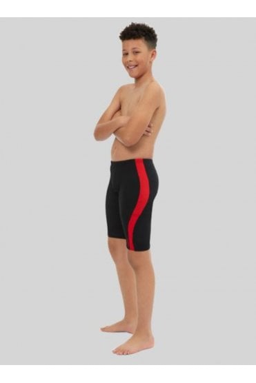 Boys Panel Jammer - Black / Red