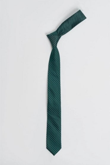 Boys Polka Dot Tie Set – Green