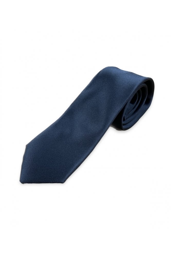 Boys Satin Tie – Black