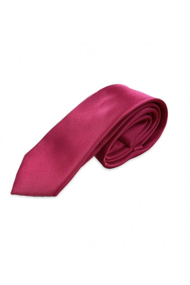 Boys Satin Tie – Red