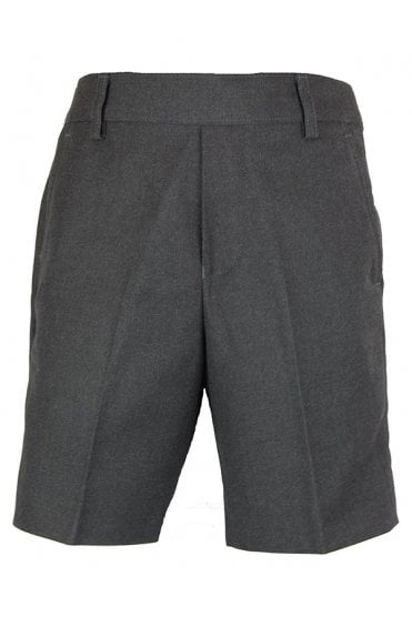 Boys Timothy School Shorts - Grey