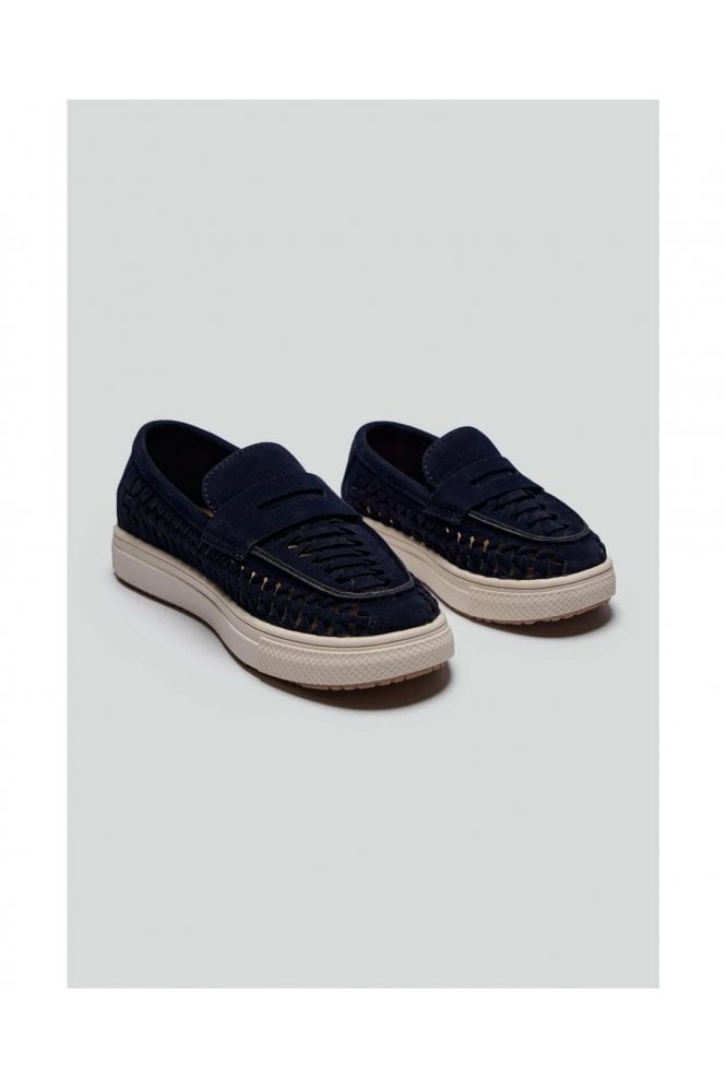Boys Troy Loafers – Navy