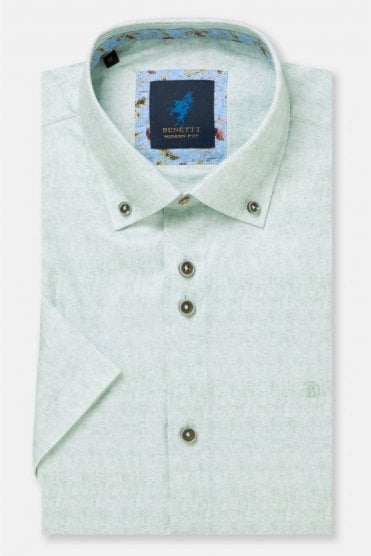 Brax Short Sleeve Casual Shirt – Mint