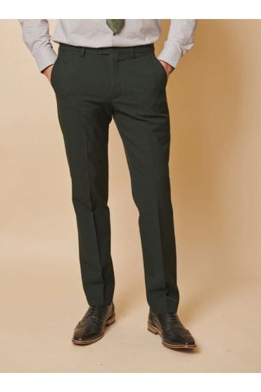Bromley Check Trousers – Olive