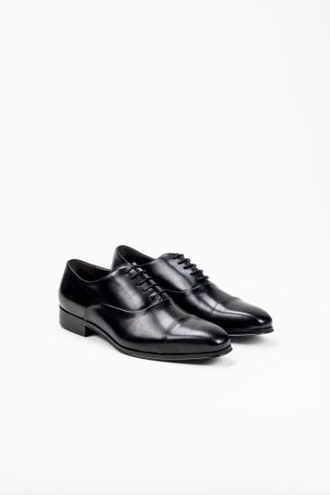 Brompton Leather Shoe – Black