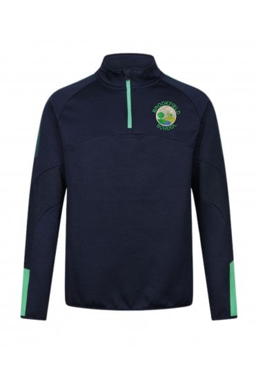 Brookfield Post Primary 1/4 Zip – Navy