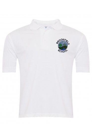 Brookfield School Polo - White