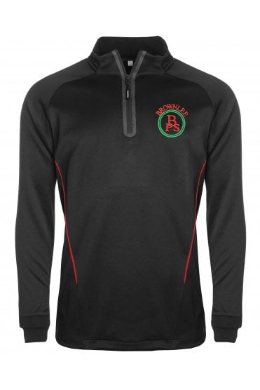 Brownlee Primary 1/4 Zip - Black