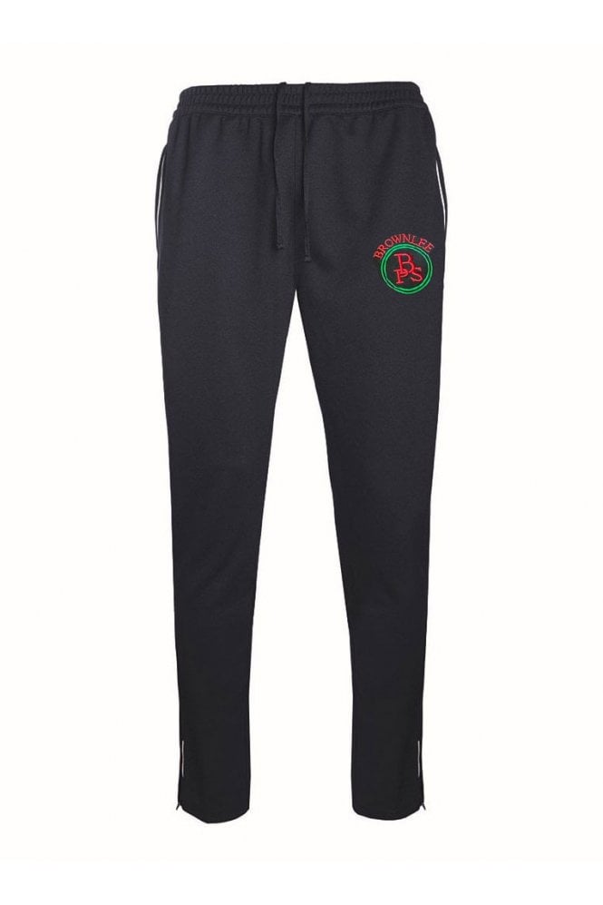 Brownlee Primary Tracksuit Bottoms - Black