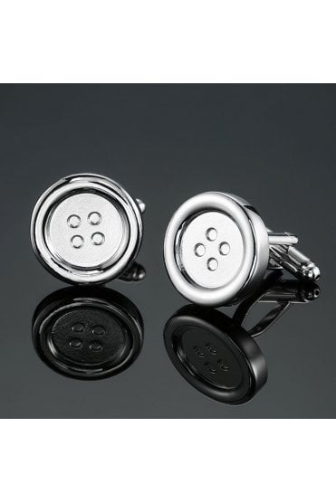 Buttons Cufflinks - Chrome