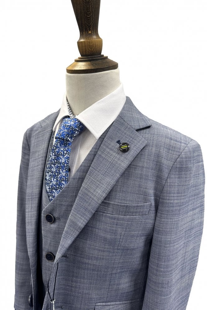 Camden Boys 3 Piece Suit - Blue