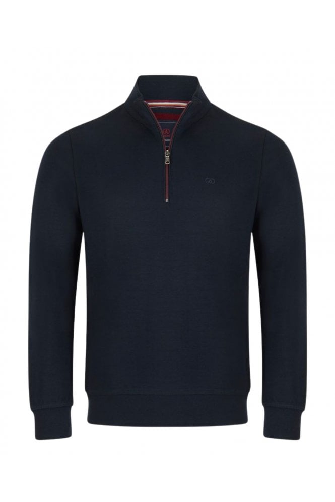Canada Zip Neck Sweatshirt – Navy