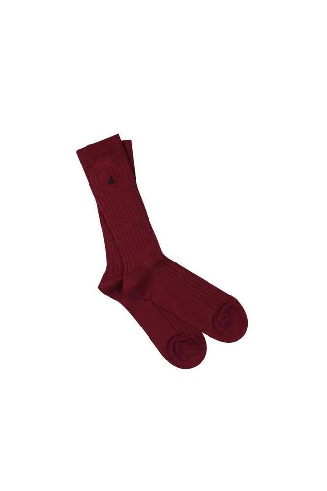 Classic Bamboo Socks - Burgundy