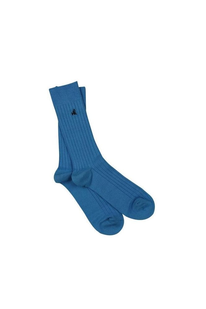 Classic Bamboo Socks - Sky Blue