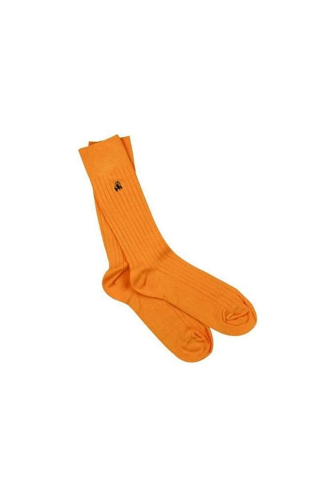 Classic Bamboo Socks - Tangerine Orange