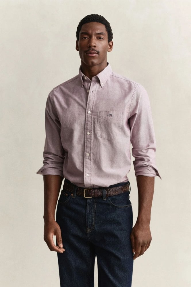 Classic Regular Oxford Shirt – Deep Grape Wine