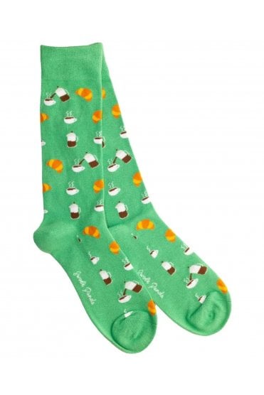 Coffee Bamboo Socks – Green
