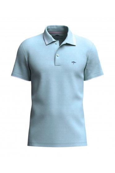Contrast Tipping Polo Shirt – Splashy Ocean