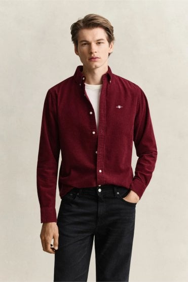 Corduroy Shirt – Deep Grape Wine