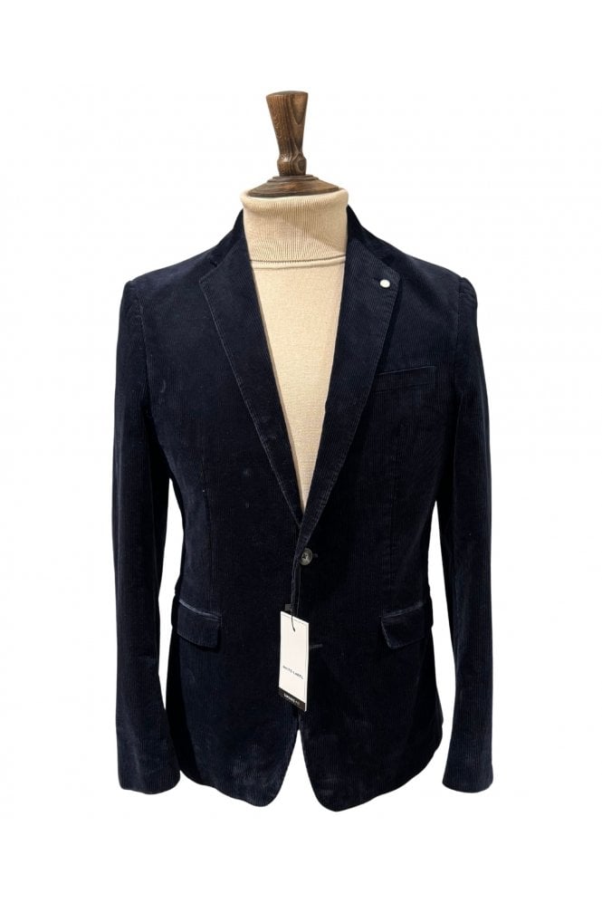 Corduroy Tapered Jacket – Navy