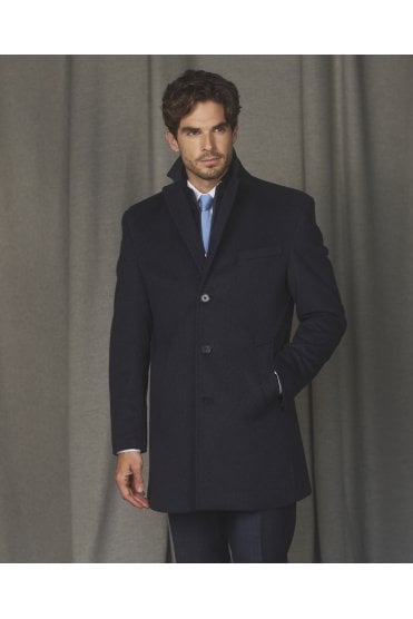 Cork Zip Out Coat – Navy