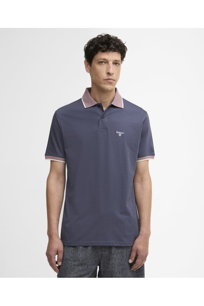 Cornsay Short-Sleeved Polo Shirt – Washed Navy