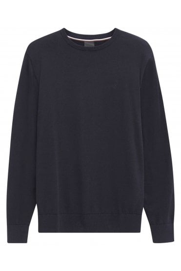 Crew Neck Sweater – Navy