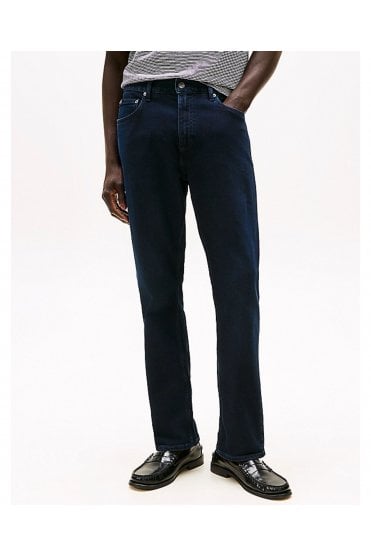 Dark Wash Regular Straight Leg Jeans – Night Blue